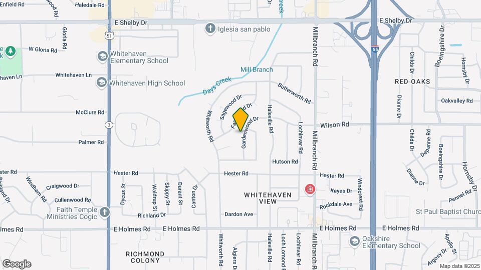 4965 Gardenwood Dr Map and Location Details