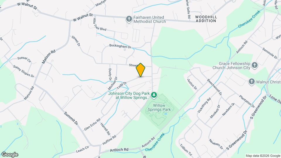 1723 Todd Dr, Unit 802 Map and Location Details