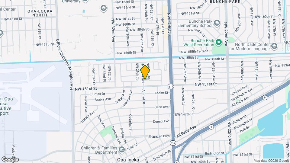 15121 NW 29th Ave Map and Location Details