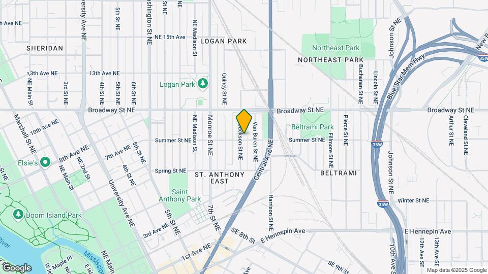 705 Jackson St NE Mapa y Detalles de la Ubicación