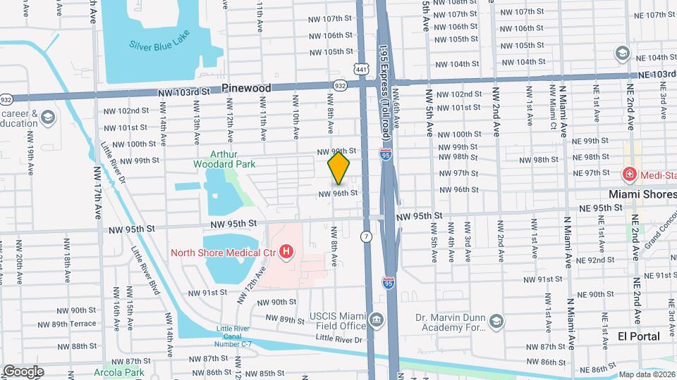 779 NW 96th St Map and Location Details