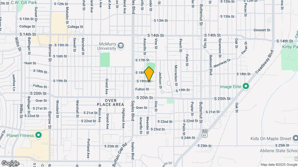 1933 S 19th St Map and Location Details