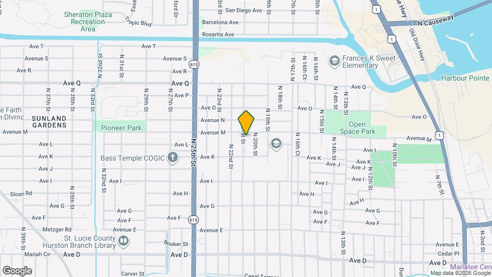 1308 N 21st St Mapa y Detalles de la Ubicación