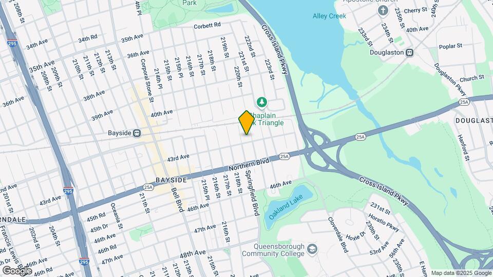 219-11 43rd Ave Map and Location Details