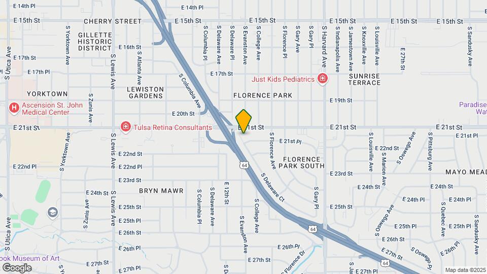 2127 S Delaware Ct Map and Location Details
