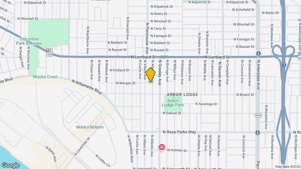 7105 N Atlantic Ave Map and Location Details