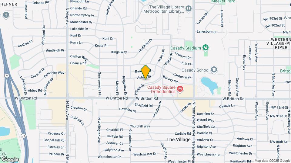 9537 Village Dr Map and Location Details