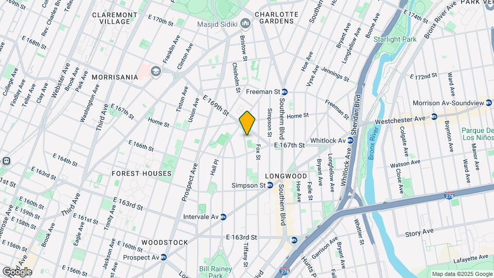 1140 Tiffany St Mapa y Detalles de la Ubicación
