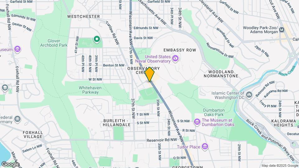 2140 Wisconsin Ave NW, Unit 1 Map and Location Details
