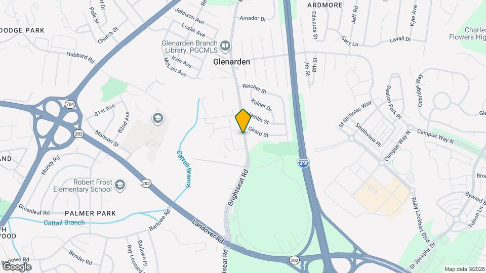 Glenarden Tenant Assn Map and Location Details
