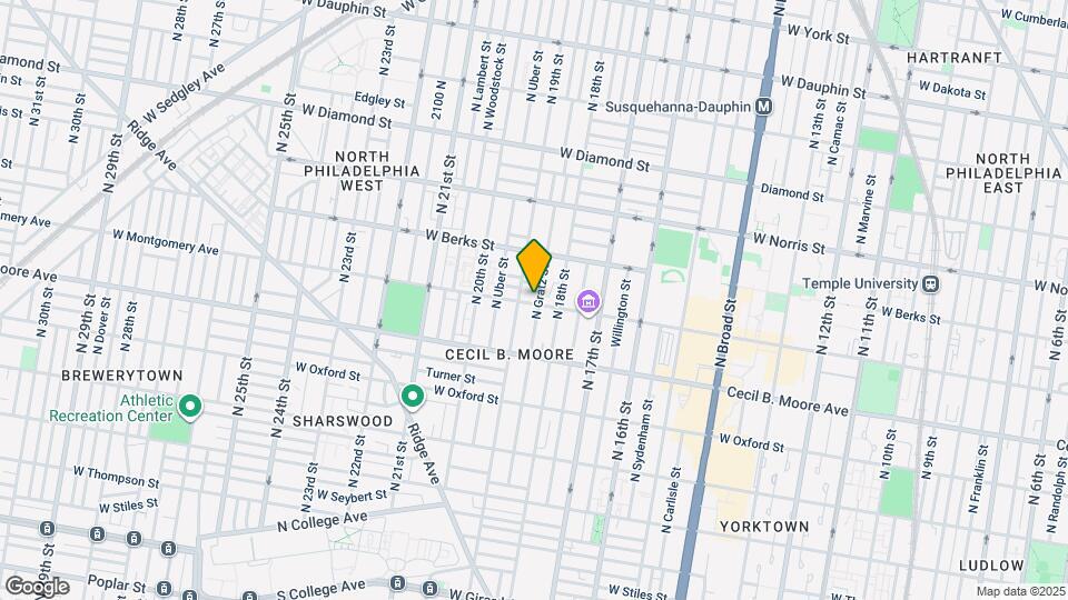 1815 W Montgomery Ave Map and Location Details