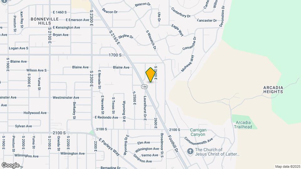 1845 S Paschal Cir Map and Location Details