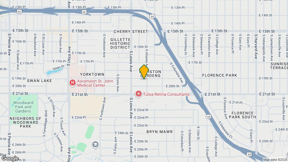 2442 E 19th St Map and Location Details