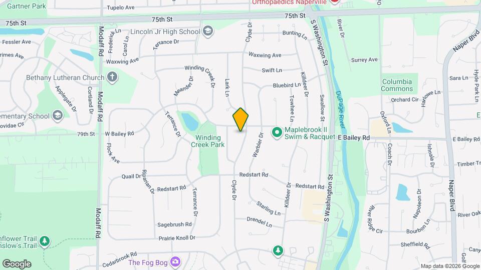 1613 Clyde Dr Map and Location Details
