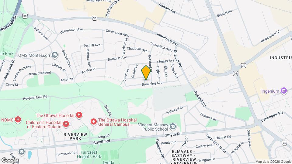 1627 Chaucer Ave Map and Location Details