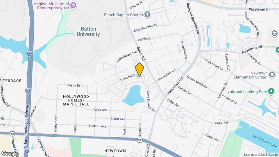 710 White Hall Ln Map and Location Details
