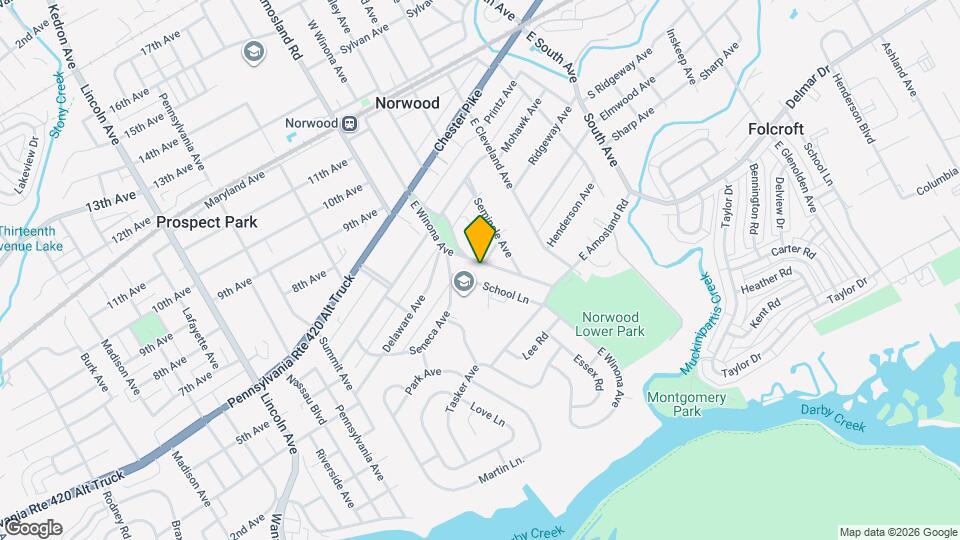 226 E Winona Ave Map and Location Details