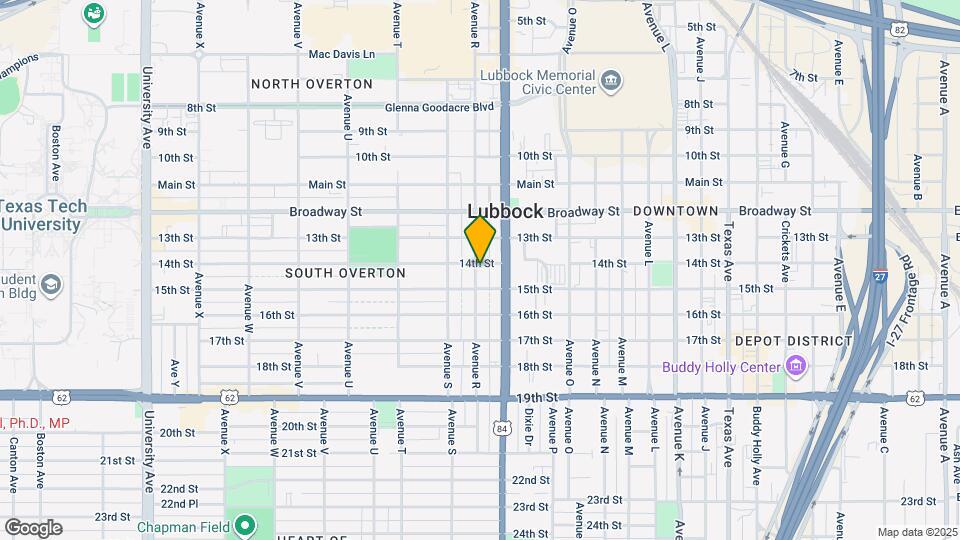1711 14th St Map and Location Details