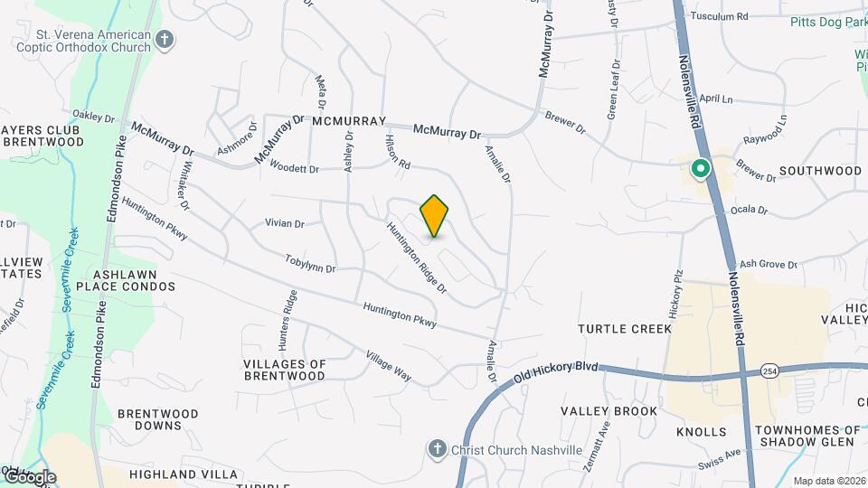 450 Huntington Ridge Dr Map and Location Details