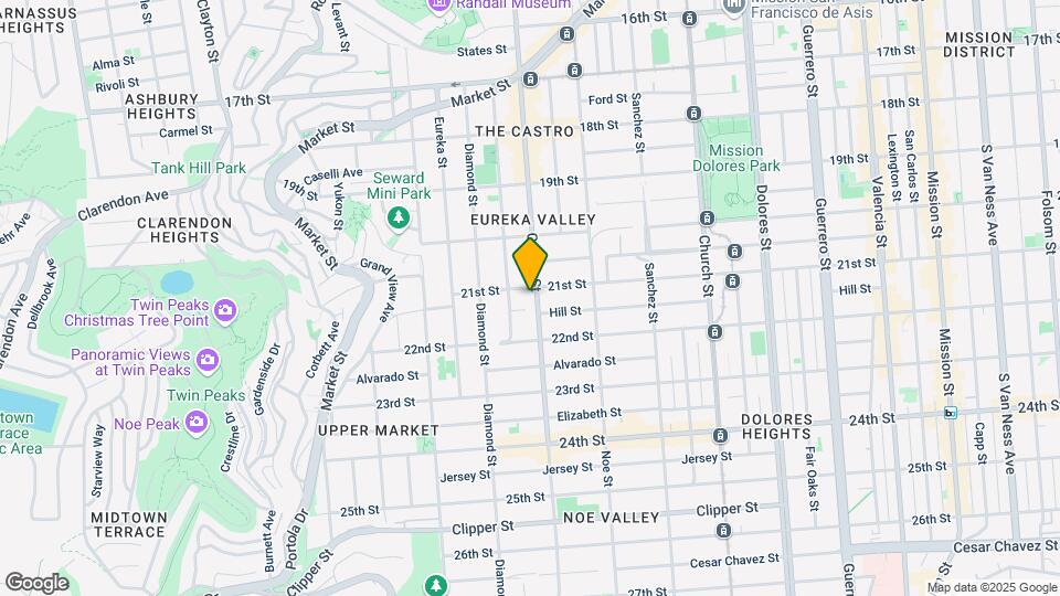 808-810 Castro St Mapa y Detalles de la Ubicación