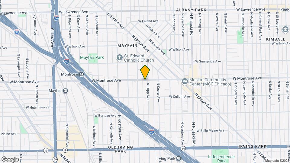 4251 W Montrose Ave Map and Location Details