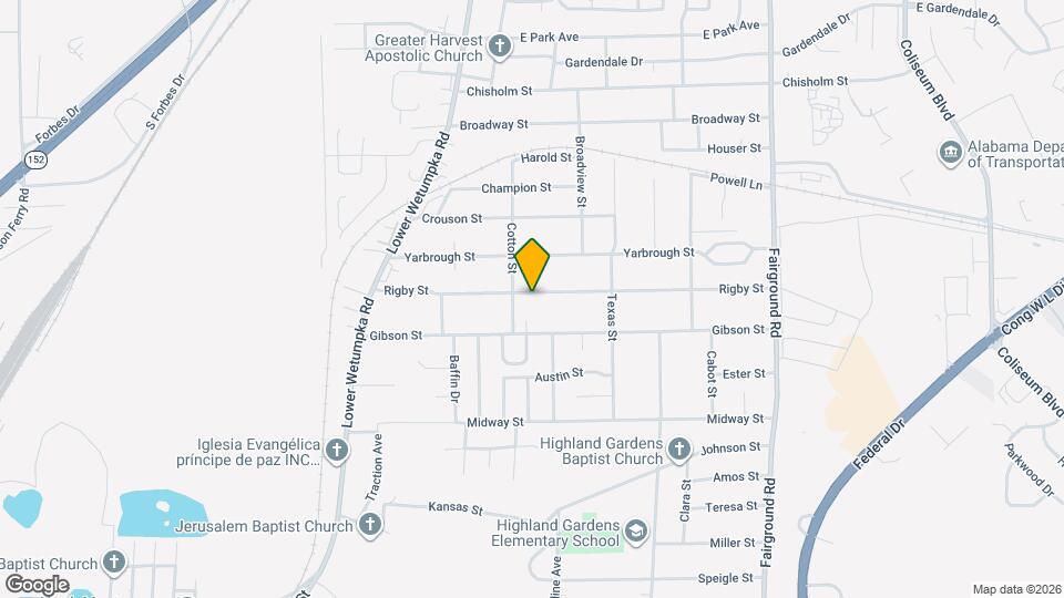 1818 Rigby St Map and Location Details