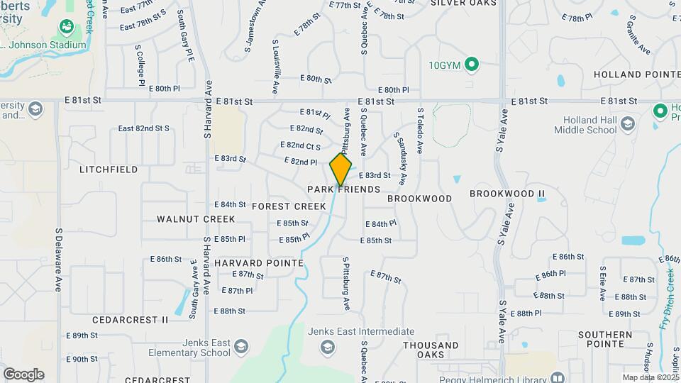 8316 S Pittsburg Ave Map and Location Details