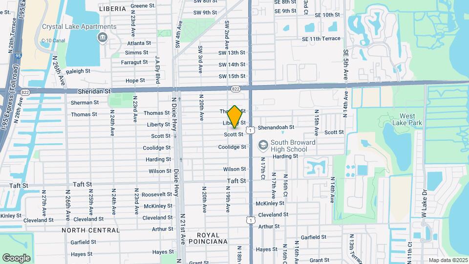 1839 Scott St Map and Location Details