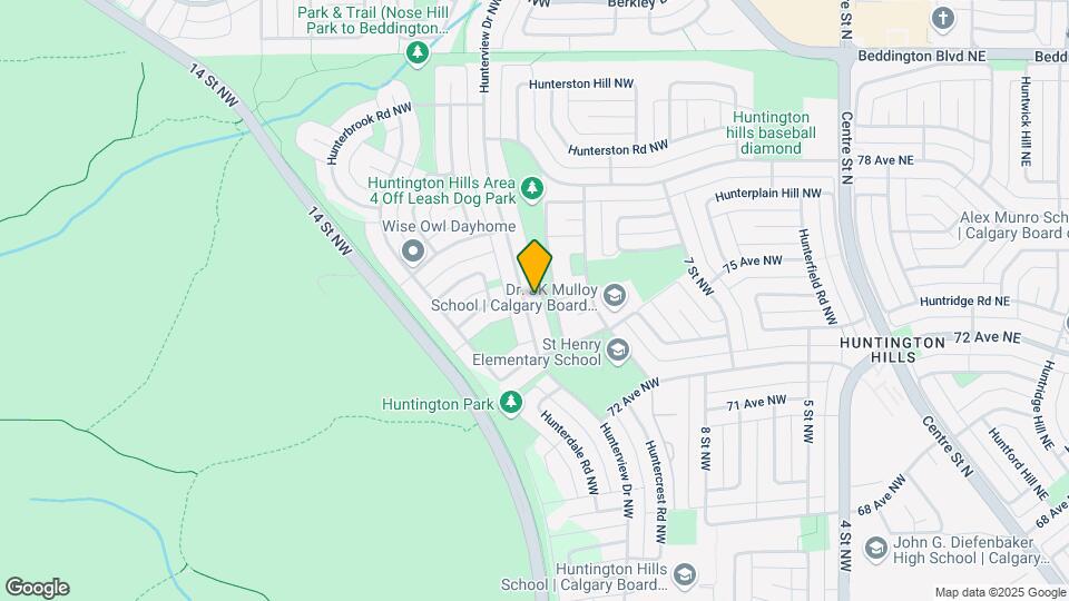 7528 Hunterview Dr NW Map and Location Details
