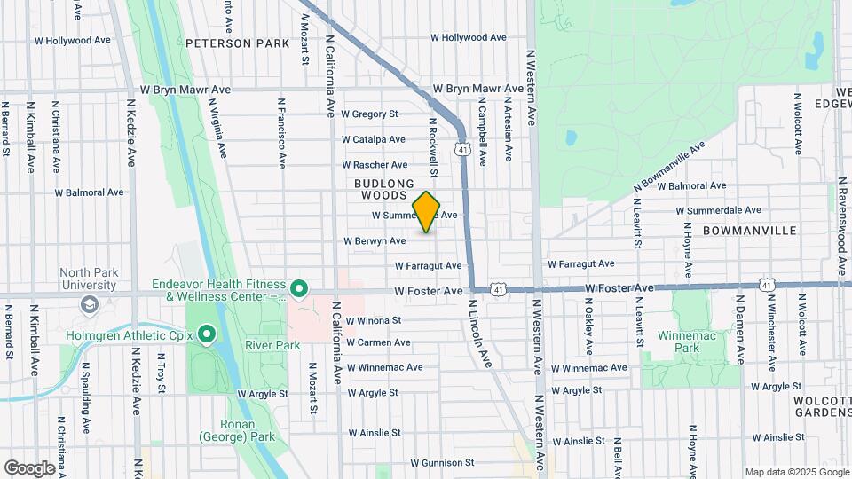 2610 W Berwyn Ave Map and Location Details