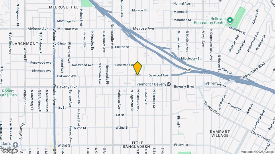 4114 Oakwood Ave Mapa y Detalles de la Ubicación