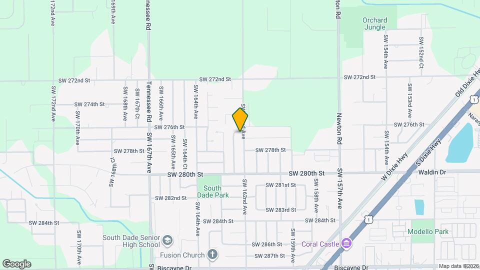 27660 SW 162nd Ave Map and Location Details