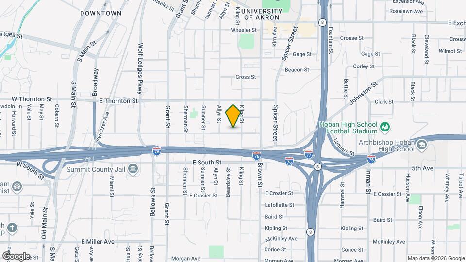 391 E Voris St Map and Location Details