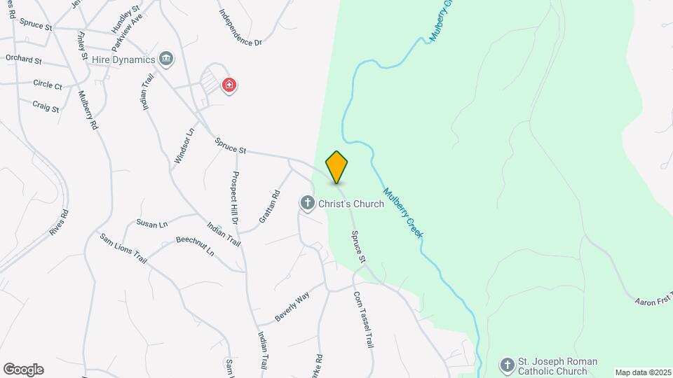 1402 Spruce St Map and Location Details