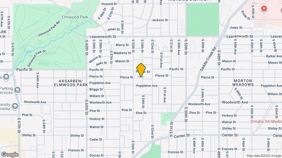 1122 S 54th St Map and Location Details