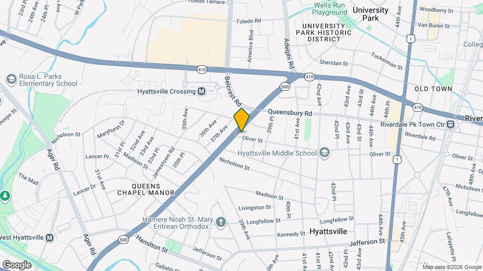 3802 Oliver St Mapa y Detalles de la Ubicación