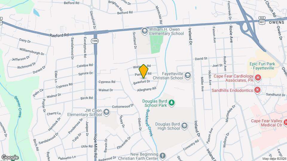 4714 Beaufort Dr Map and Location Details