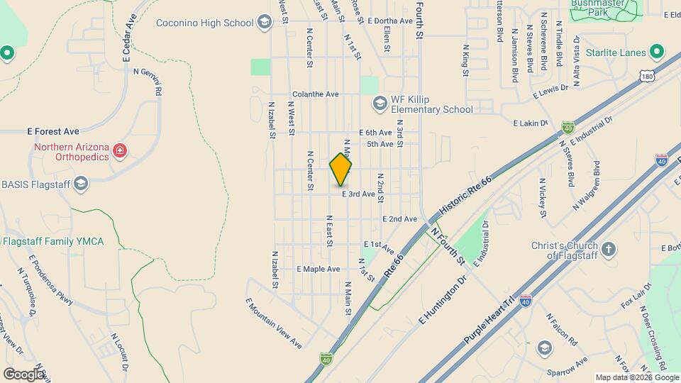 2001 N Main St Map and Location Details