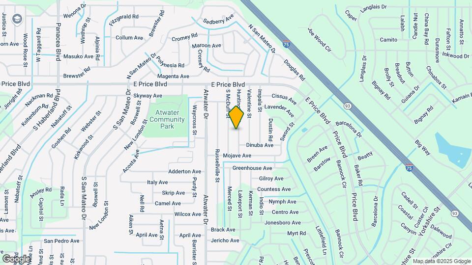 1233 Huntington St Map and Location Details