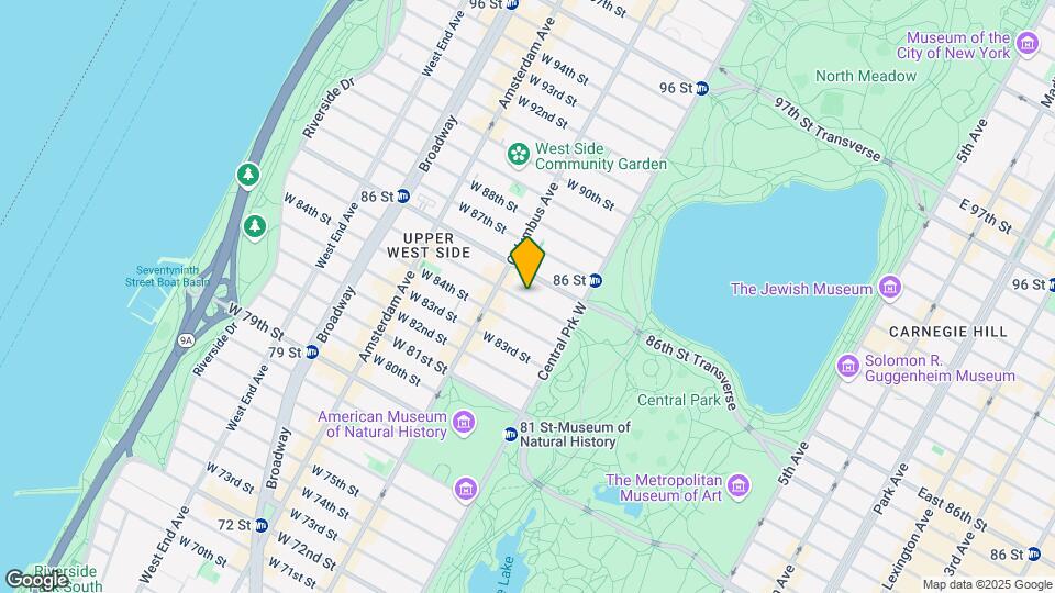 57 West 85th Street Mapa y Detalles de la Ubicación