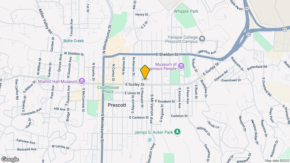 109 N Pleasant St Map and Location Details