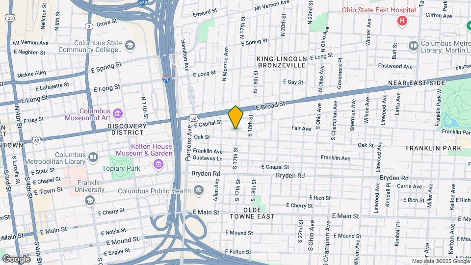69 S Douglass St Map and Location Details
