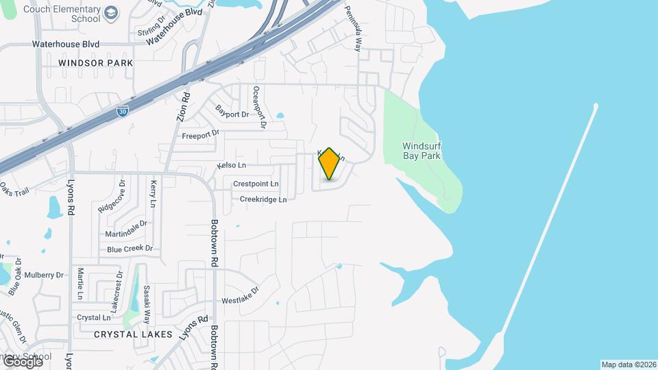 5221 Hollow Bend Ln Map and Location Details