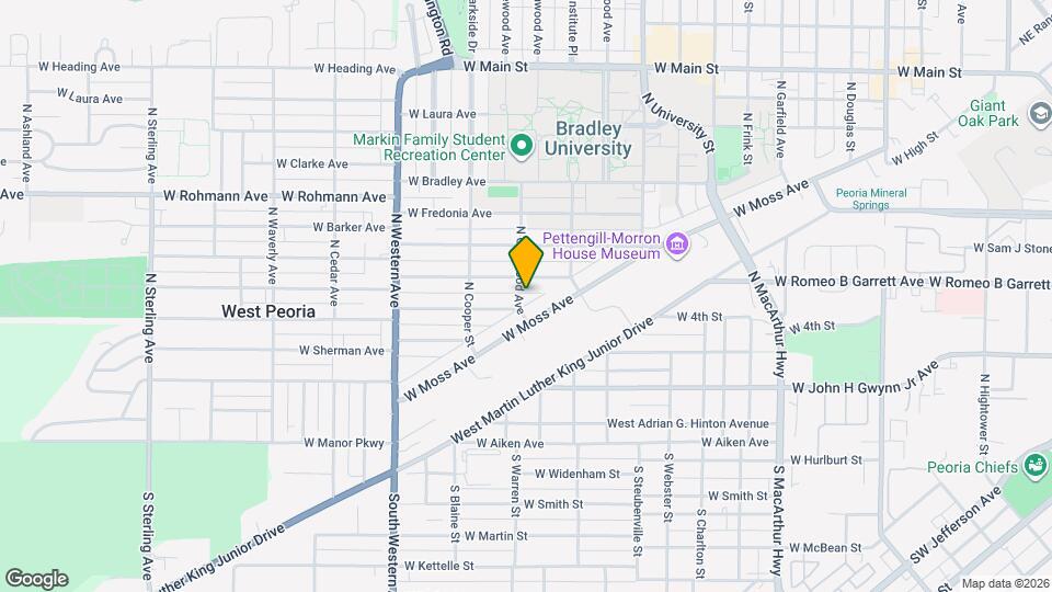 406 N Glenwood Ave Mapa y Detalles de la Ubicación