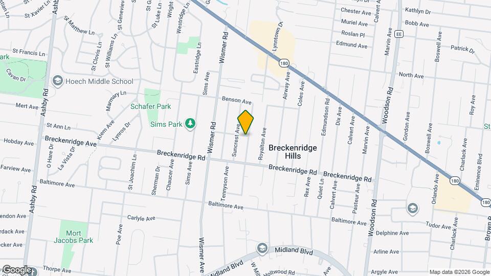 3239 W Milton Ave Map and Location Details