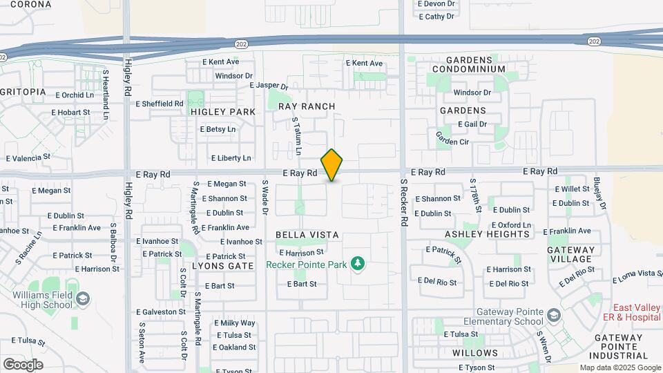 1649 S Cole Dr Mapa y Detalles de la Ubicación