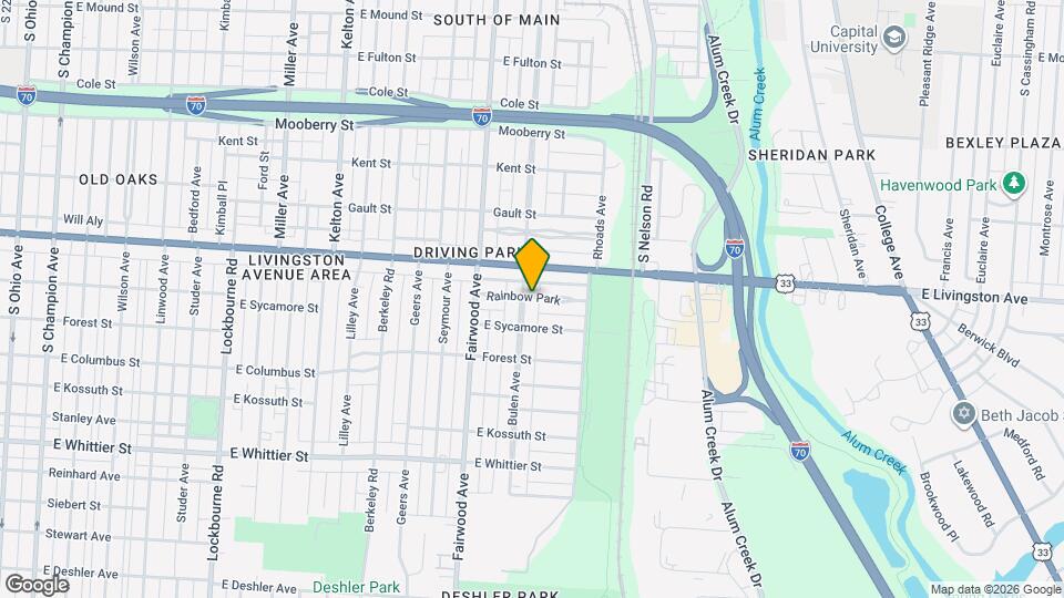 952 Bulen Ave Map and Location Details