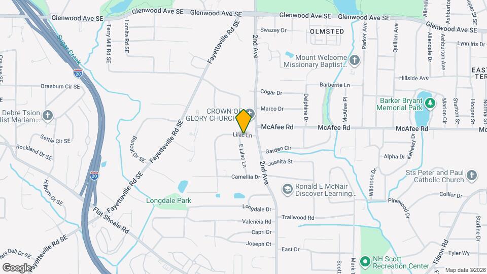 2038 E Lilac Ln Map and Location Details