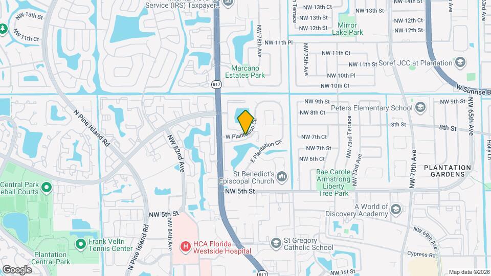 7903 NW 7th Ct Map and Location Details