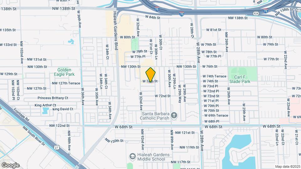 3129 W 73rd Pl Map and Location Details